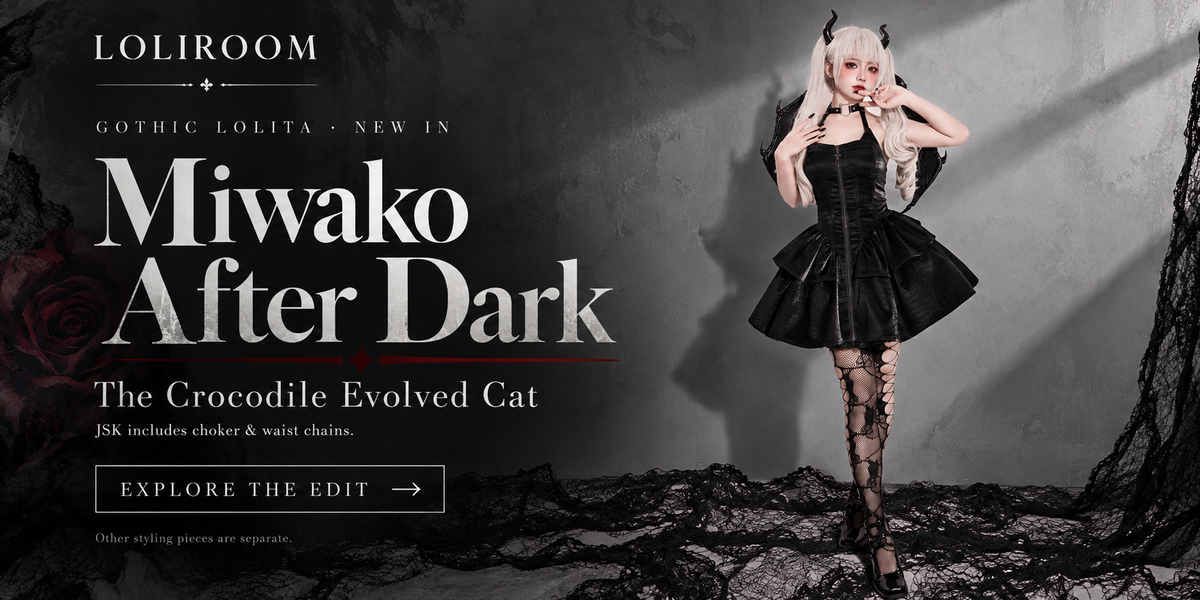 The Crocodile Evolved Cat Gothic Lolita JSK