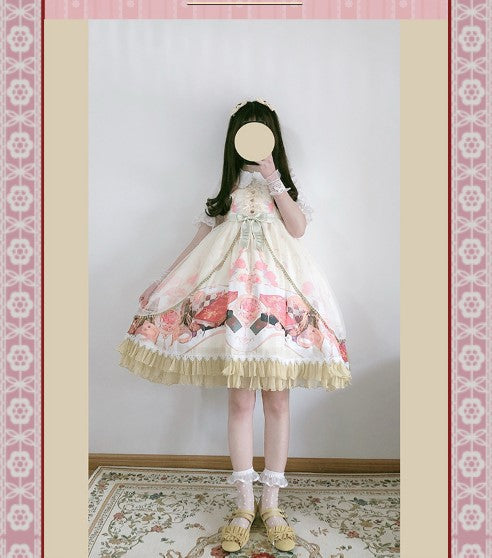 Clock Encounter - Summer Lolita JSK Dress - image 13