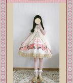 Clock Encounter - Summer Lolita JSK Dress - image 13