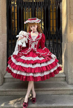 Eternal France Doll - Classic Lolita Doll-like OP Dress and Accessories - image 1