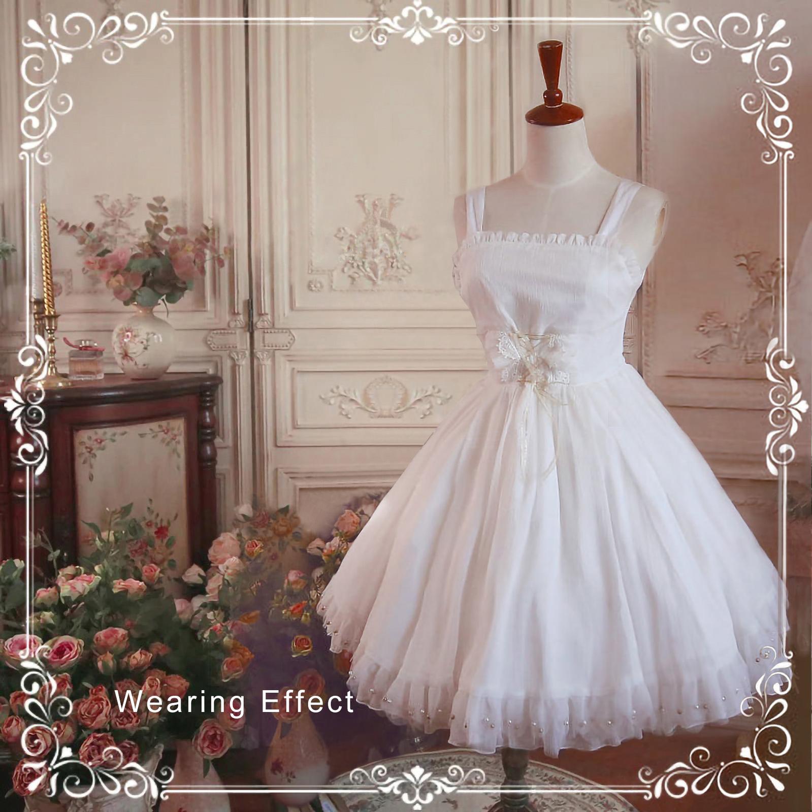 Aurora & Ariel White A-Line Puffy Lolita Petticoat 45cm - image 2