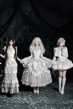Bionic Doll - Gothic Lolita Fishtail Skirt & Corset Full Set - image 15