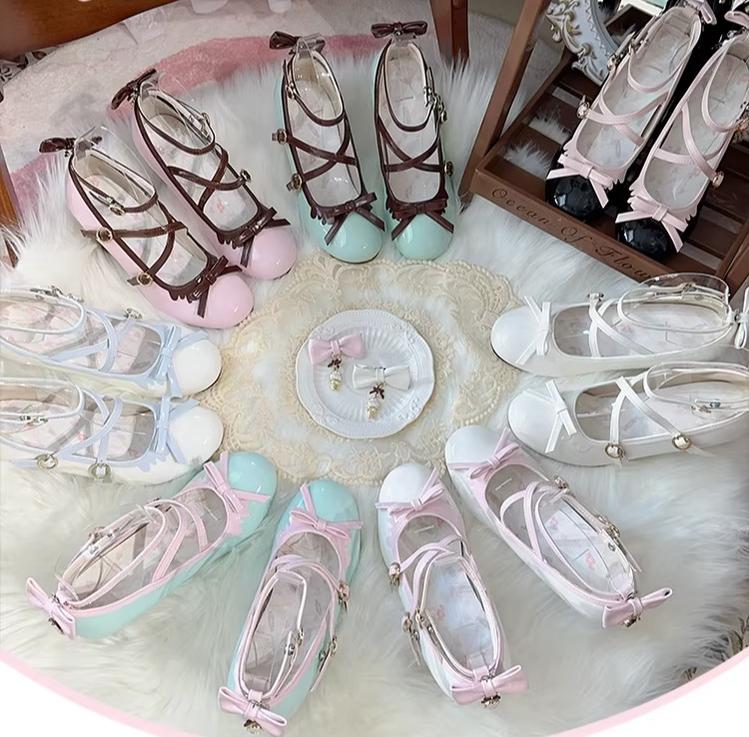Lady Tea Party - Elegant Lolita Heel Shoes - Macaron Color - image 7