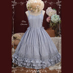 Garden Dance 2.0 - Elegant Lolita JSK Dress, Side Lace-Up - image 9