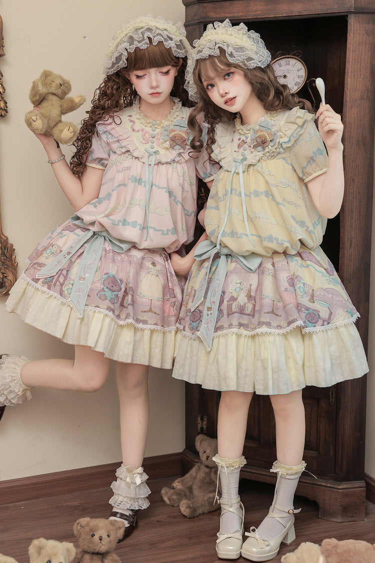 Brown Dollhouse Sweet Lolita Dress Set - image 11