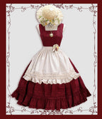 Nocturne Reminiscence - Elegant Lolita JSK Dress Multi-Wear Apron Dress Set - image 16
