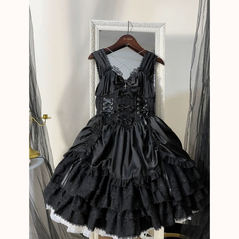 Cross Medal Gothic Lolita JSK & Bolero Set