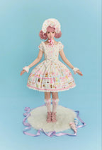 Summer Ice Cream Tale - Old School Lolita Ice Cream Printed OP & JSK Dress - image 18