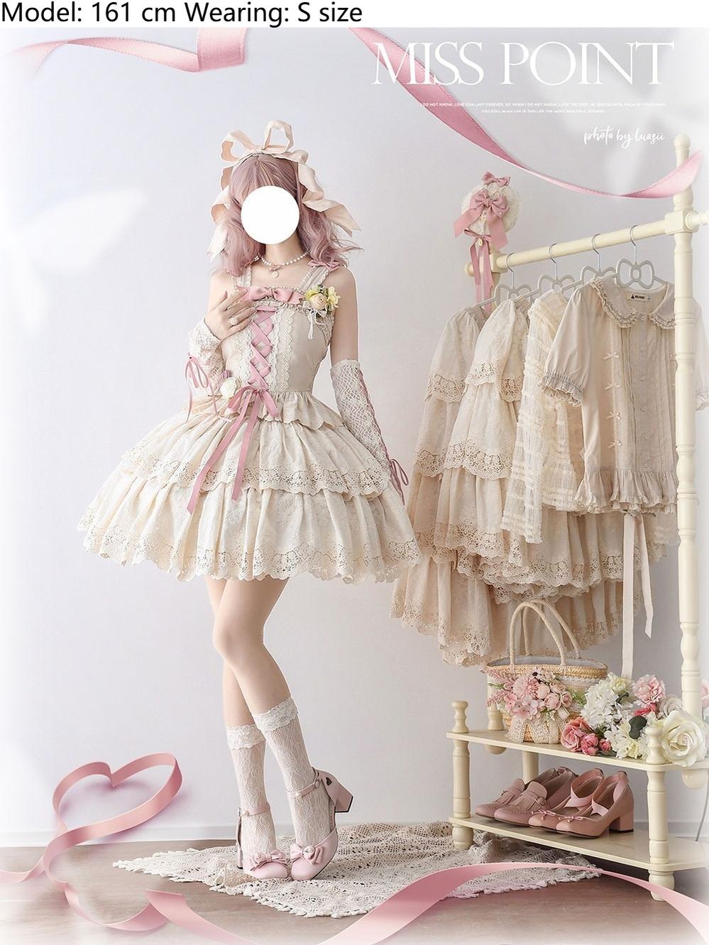 Forest Waltz - Classic Lolita Tiered Skirt Multi-layer Embroidered SK - image 6