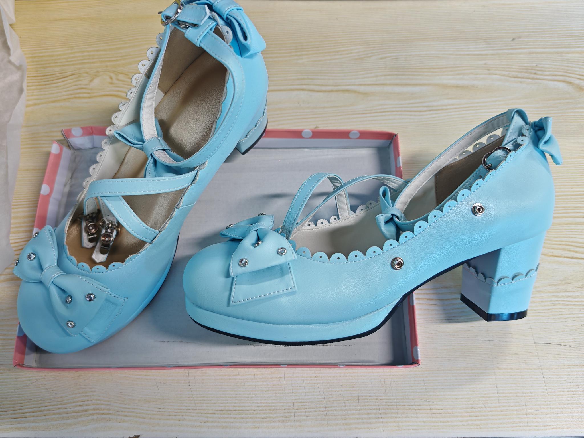 Sweet Lolita High Heel Handmade Shoes - image 49