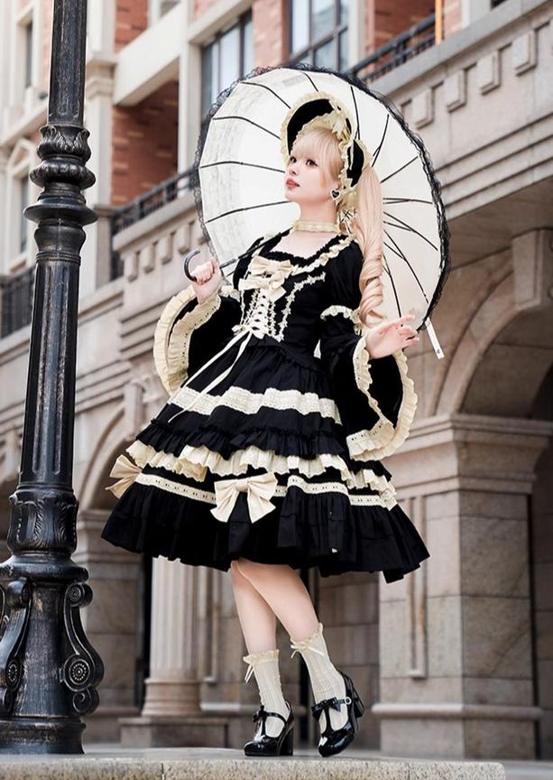 Chapter Seven - Spring Cotton Lolita OP Dress Doll-Like Dress - image 5