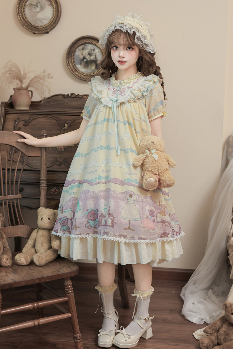 Brown Dollhouse Sweet Lolita Dress Set - image 15