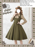 Foggy Forest - Elegant Lolita A-line JSK Dress, Side Pockets - image 9