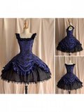 Purple Lace Trim JSK Gothic Lily - Miss Point - image 1