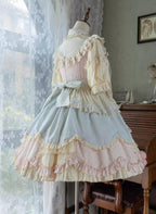 Dreamy Macaron - Sweet Lolita JSK Dress Solid Color Shirt - image 14