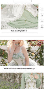 Toting Basil Plus Size Wedding Lolita Green Bridal JSK - image 31