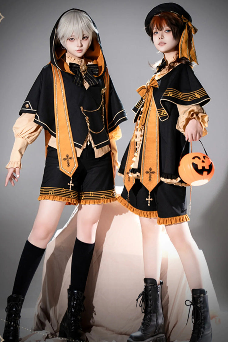 The Choir of the Church Gothic Ouji Blouse, Shorts and Cape Set - image 6