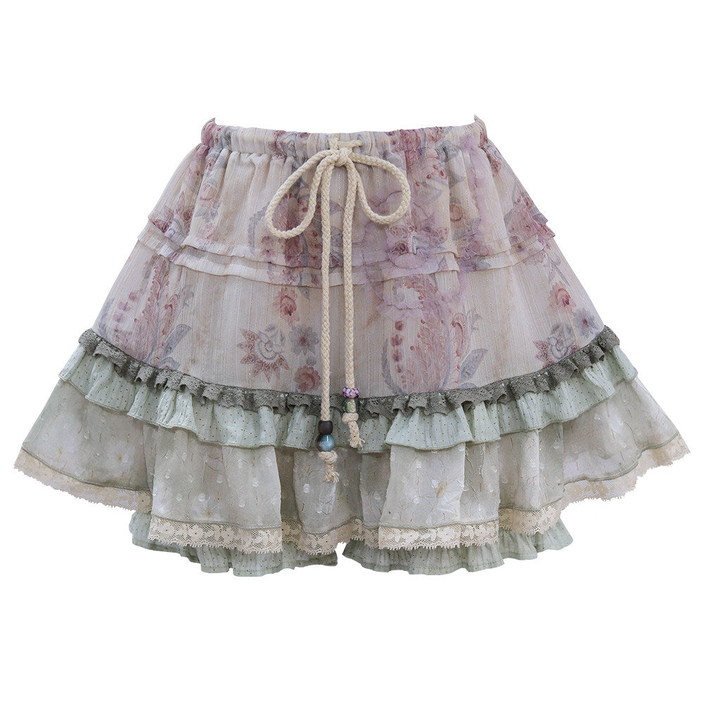 Creeping Vines - Floral Halter Top and Skirt - image 13