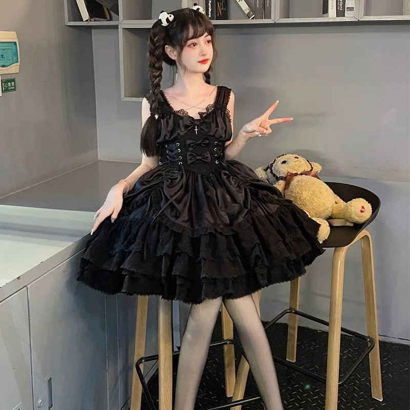 Cross Medal Gothic Lolita JSK & Bolero Set