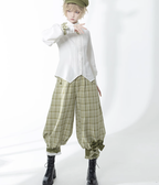 Secret Morning Paper - Ouji Lolita Shirt, Matcha Green Capri Pants Collection - image 23