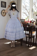 Marguerite Daisy - Classic Lolita Bust-supporting JSK Dress, Layered Lace - image 4