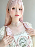 Classic Lolita Rhinestone Pendant Choker, Adjustable Chain - image 2