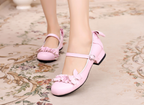 Stand Still and Don't Fly - Daily Sweet Lolita Round Toe Handmade Shoes - image 23