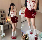 Hug Bear - Sweet Lolita Heel Shoes Bear Metal Buckle Bow Shoes - image 45