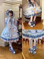 Ribbon Anthem - Wedding Classic Lolita Heels with Detachable Bow and Pearl Ribbon - image 15