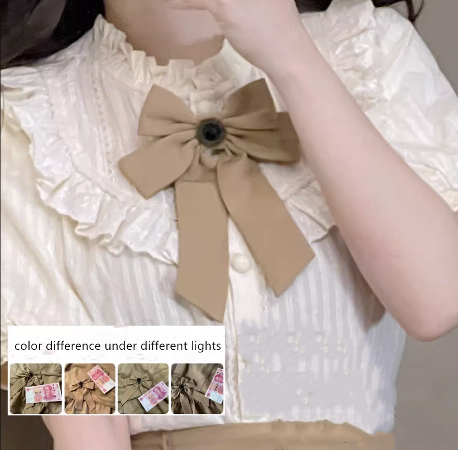 Worthy Girl - Lolita Bow Clip and Black Top Hat - image 3