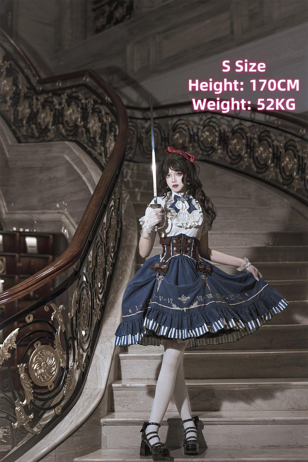 Gilded Pointer - Elegant Classic Lolita Skirt Suit - image 3
