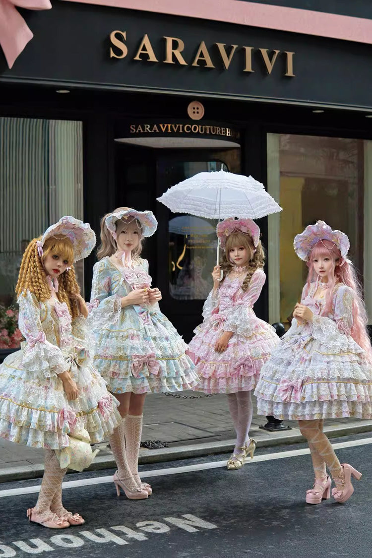 Candlelight Elegance - Sweet Elegant Lolita OP Dress in Purple - image 5