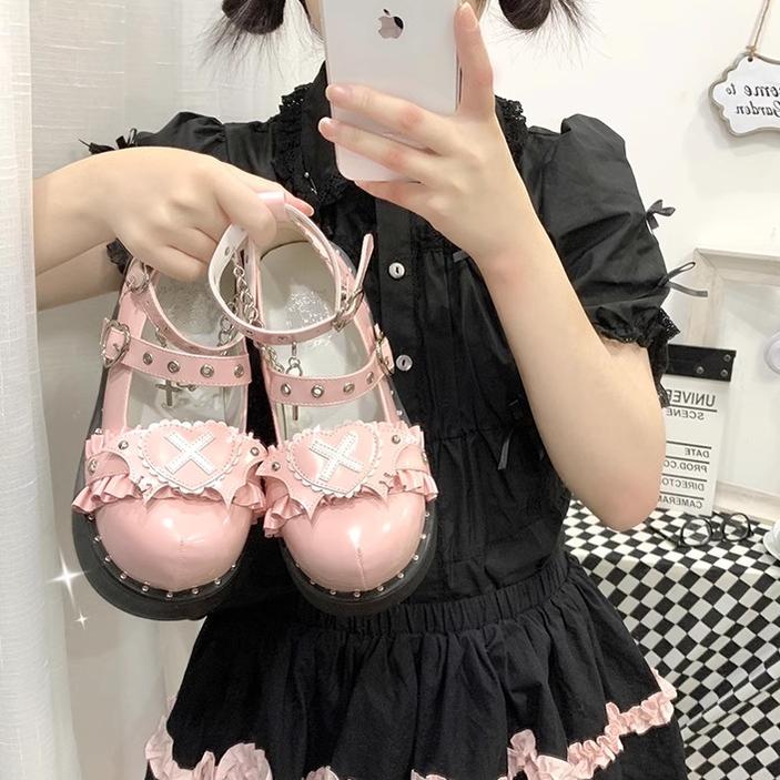 Sweet Academy - Gothic Lolita Shoes Thick Sole Y2K Lolita Shoes - image 19