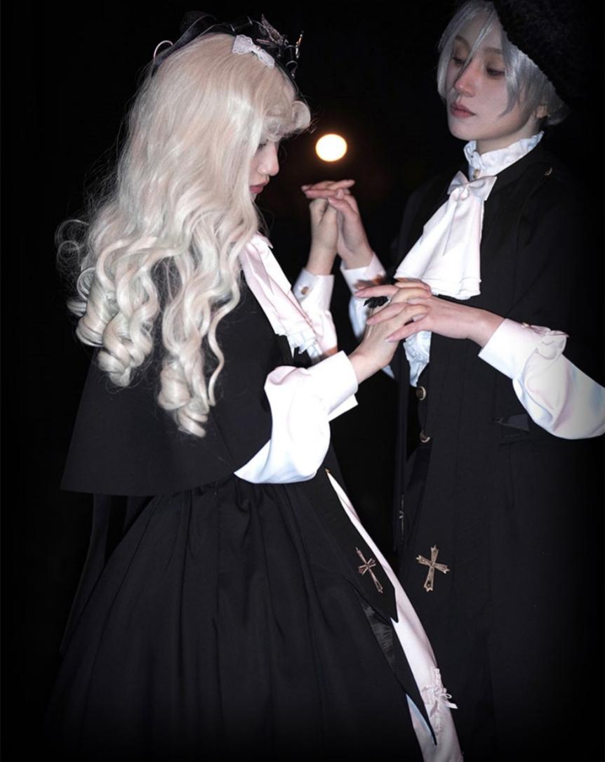 Holy Academy Gothic Prince Lolita Skirt Set - image 9