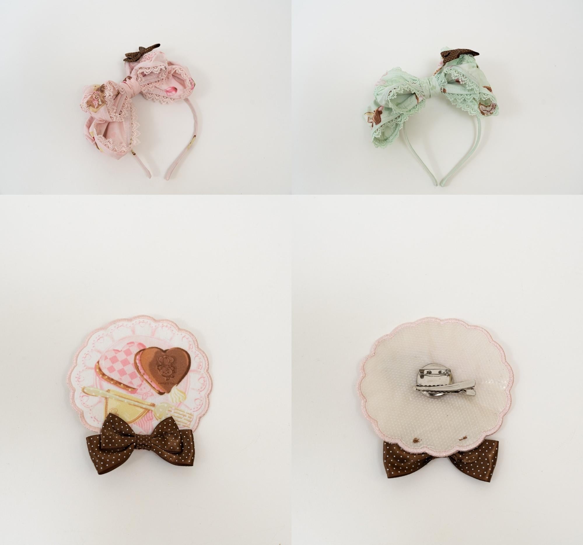 Dream Teahouse - Dessert Print Kawaii Lolita OP Dress Suit - image 49