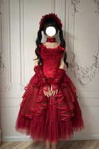 The Summer Waves Sparkle - Classic Lolita Top & Skirt Set - image 6