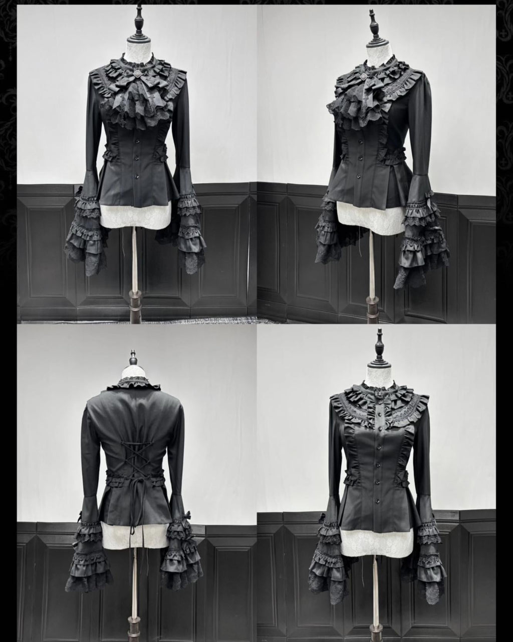Temple Stained Glass Gothic Lolita JSK and Blouse Set - image 20