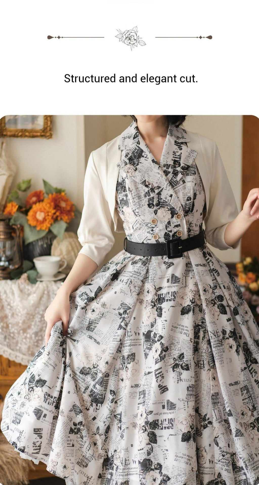 Afternoon Forest - Vintage Lolita Bolero for Summer Days - image 10