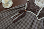 Chestnut Autumn - Plaid Classic Lolita JSK, Bust Supporting and Accessories - image 14
