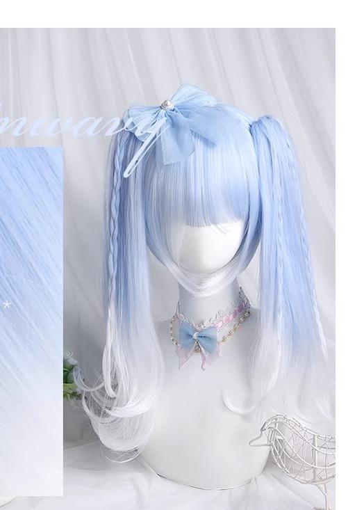 Pandora's Box - Lolita Short Wig with Cute Double Ponytails - image 35