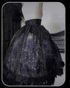 Bone-Eroded Butterfly - Gothic Lolita JSK & SK Set - image 46