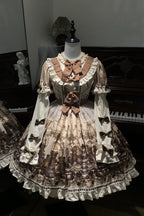 Teddy Bear Party - Daily Sweet Lolita Short-Sleeve OP Dress - image 9
