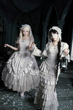 Bionic Doll - Gothic Lolita Fishtail Skirt & Corset Full Set - image 22