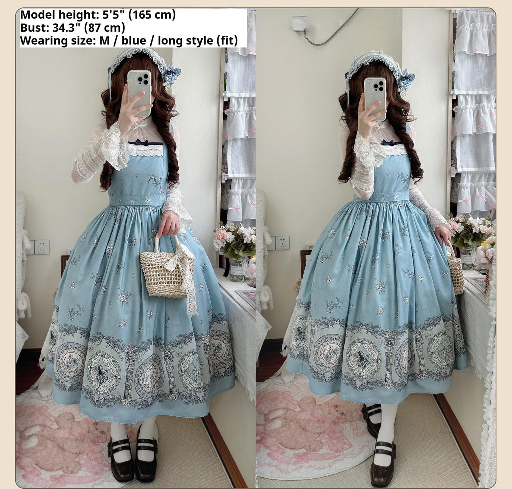 Small Porcelain Plate - Classic Lolita JSK Printed Dress and Accessories - image 9