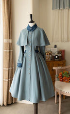 Classic Full Cardigan - Elegant Winter Lolita Coat Dress - image 3