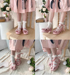 Sissi Satin Bow Sweet Lolita Low Heels - image 7