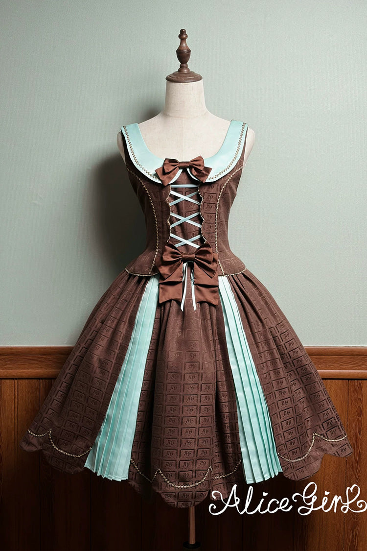 Teddy Chocolate Bar Classic Lolita JSK, Skirt and Coat Collection - image 14