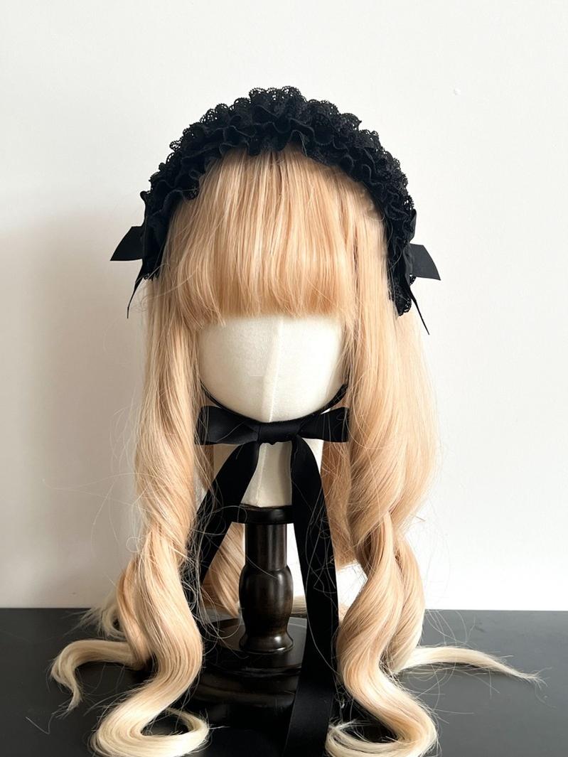 Customized Elegant Lolita Bow Lace KC Headdress - image 28