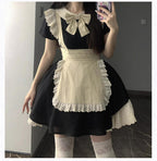 Kiss Kiss - Vintage Maid Lolita OP Dress and Apron - image 18