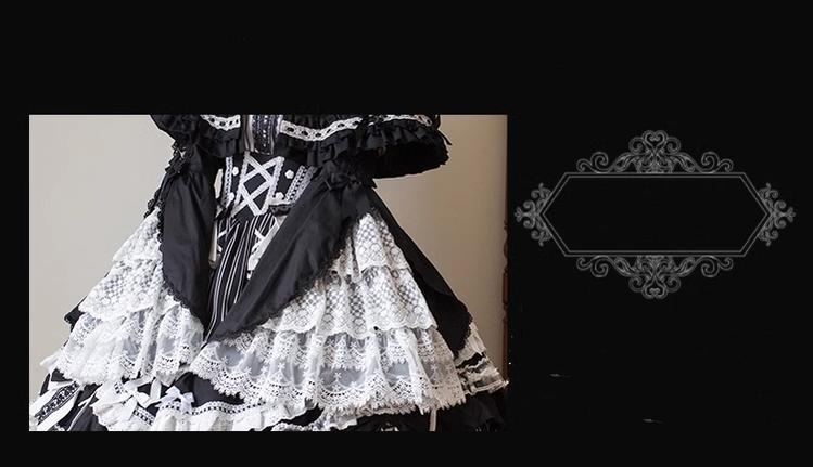 Vintage Lolita Dress Set, Cotton Shirt - image 34